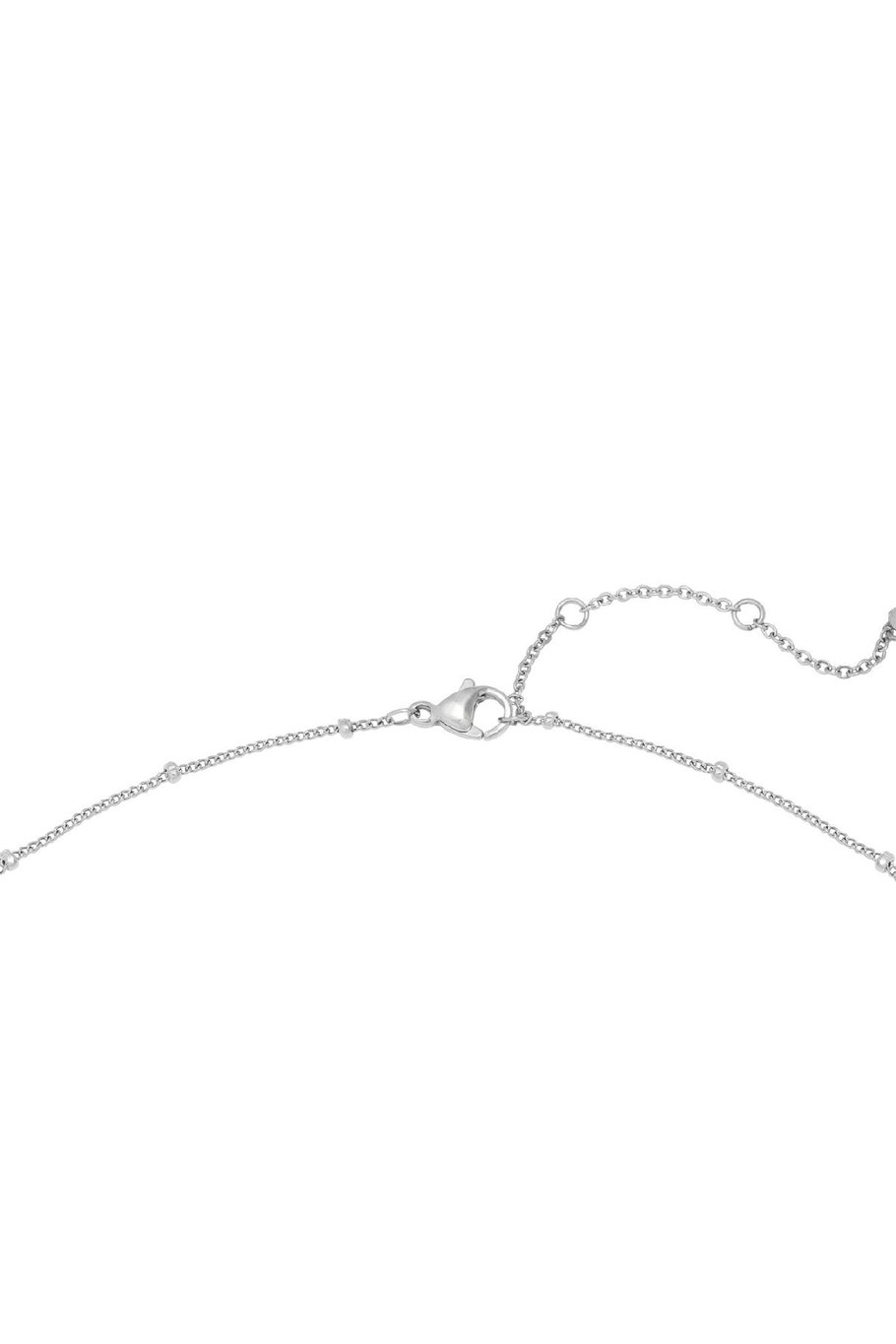 Necklace Guidance Silver Color Stainless Steel Picture3